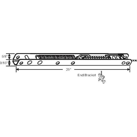 Strybuc 25in Ribbed Channel Balance 62A-24HD-14
